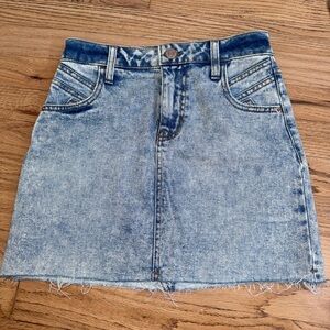 Wild Fable Light Blue Denim Mini Skirt